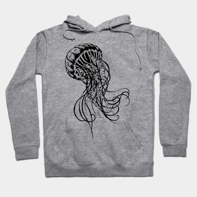 Jellyfish Hoodie by TeeNoir